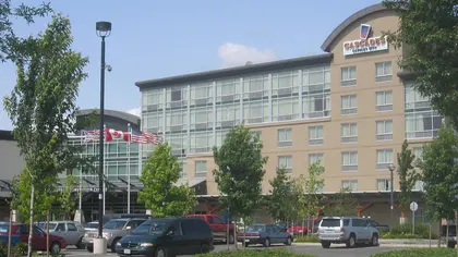Cascades Casino Langley, the building seen from outside